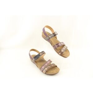 L'Artiste Spring Step Paldina Sandal Leather Strap Cork Midsole Size 40 EU 9 US